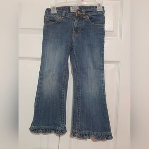 Girls Ruffle Flare jeans by Children's Place